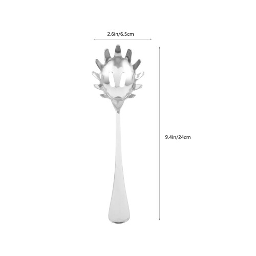 Spaghetti server and strainer spoon multifunctional 2