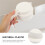 Mason jar pour spout lid with handle white 1 piece 4