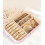 Jewelry Box Leather Travel Case 2-Layer Pink 7