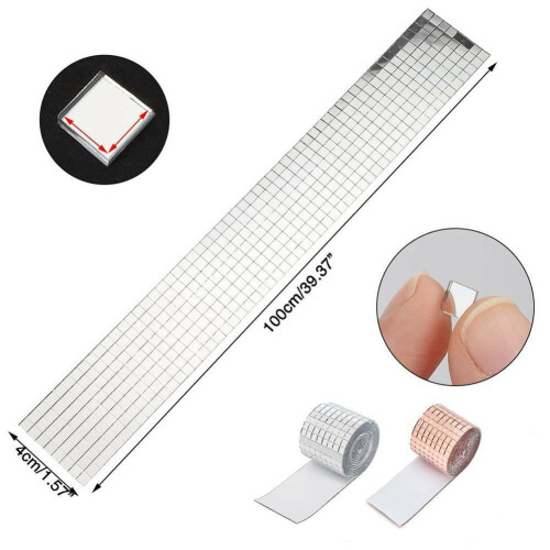 Real Glass Mini Square Mirror Mosaic Tiles Silver 2