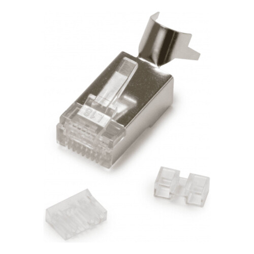 Platinum Tools Cat6A/7 STP RJ45 Connector 50-pack