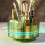Makeup Brush Organizer Plastic Rotatable 6-Grid Case 1 Pc 5