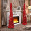 Christmas Tinsel Tree with Lights Collapsible Sequin Pencil 6