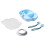 Homeer Kids Tableware Set Non-Slip Suction Plate with Lid 8