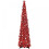 Artificial Christmas Tree Pop-Up 5 ft Red Tinsel 1