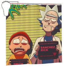 Rick and Morty Shower Curtain Blackout Waterproof 72x72 in