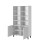 Shelving unit PAFOS 100x40x176.5 cm white matt 2