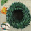 Green leaf wire garland artificial 7.5m 2