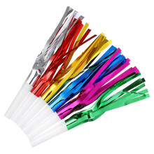 Party blowers glitter fringed metallic 24 pcs