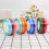 Christmas ribbon gift wrapping set 2 rolls 1