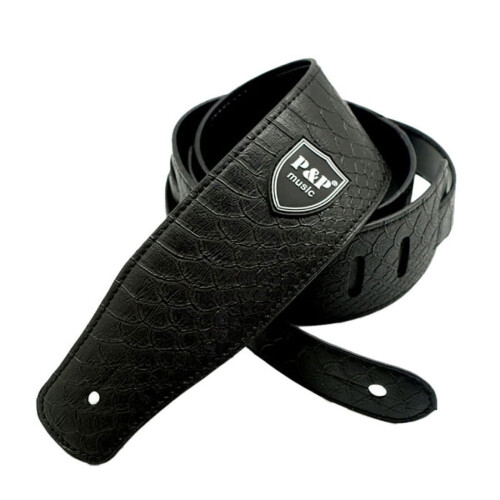 Leather Guitar Strap Adjustable for Acoustic and Electric