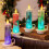 Christmas LED candle festive desktop decoration set 1