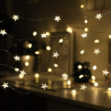 Mini Star String Lights Indoor 13.1FT 40 LED Battery Powered