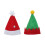Red Santa Hat Lollipop Covers Christmas Decor 6 Pack 2