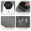 Wireless leg massager with heating and vibration functions, air compression calf massager 3