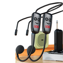 UHF Wireless Microphone Dual Headset for Teaching
