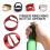 Silver bottle opener ring stainless steel 1pc 5