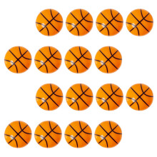 Basketball Pencil Sharpener Hand-Crank Orange 16pcs