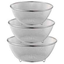 Rice strainer mesh colander fine mesh 1 set