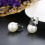 Sterling Silver Pearl Dangle Earrings for Women 5