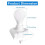 8 Pack Stick  Battery Operated Light Bulb, Closet Light Bulb, Self Adhesive Wall Mounted Light Fixture with Pull Chain 4