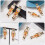 Nutcracker Earrings Metal Cartoon Style 1 Pair 6