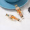 Nutcracker Earrings Metal Cartoon Style 1 Pair 7