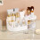 Makeup Organizer White Clear Drawers Large Capacity 2
