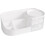 Makeup Organizer White Clear Drawers Large Capacity 3