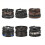 Black Braided Leather Bracelets for Men 24 PCS 5
