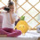 Crochet Throw Pillows with Fruit and Sunflower Design 2 Pack 2