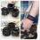Black Braided Leather Bracelets for Men 24 PCS 7