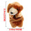 Chocolate Pancake Plush Doll Cartoon Style 1 Piece 3