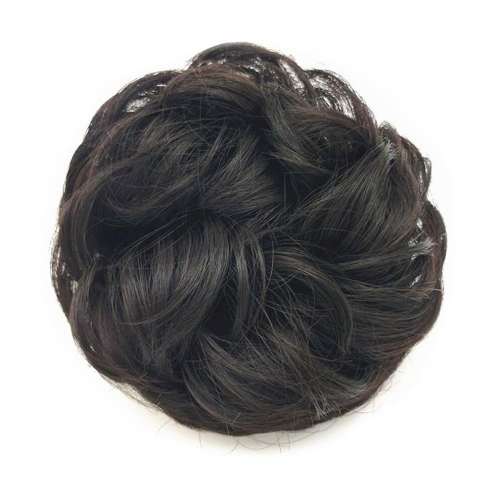 Curly Messy Hair Bun Piece Updo Scrunchie 1pc