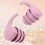 Sleeping Ear Plugs Silicone Waterproof Noise Reduction Pink 4