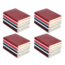 PU Leather Notebook 6 Colors 4 Pack 100 Lined Pages
