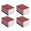 PU Leather Notebook 6 Colors 4 Pack 100 Lined Pages 1