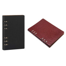 A5 notebook leather cover refillable binder journal 2 pcs