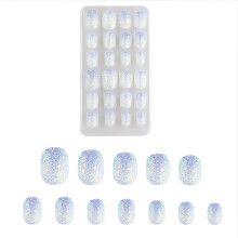 Sparkling false nails for kids, 24 pcs