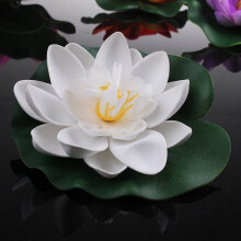 Ghojet floating lotus flowers garden pond decor 4 pcs