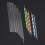 Mandala dotting tools set for rock painting 2 pieces 6