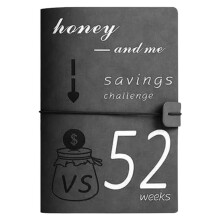 Money Saving Challenge Binder Inserts A5 Gray 2024
