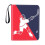 Card Collector Binder with 400 Pockets Red Blue 3
