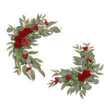 Wedding Arch Flowers Artificial Silk 2 Pieces