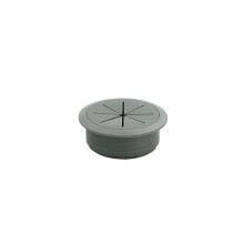 Cable Hole Cover for Desk Table 80mm Grey