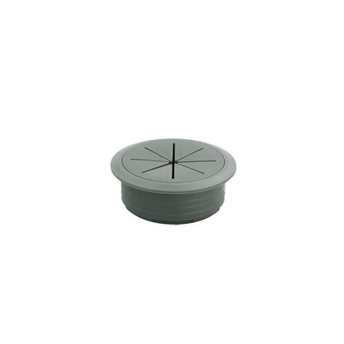 Cable Hole Cover for Desk Table 80mm Grey