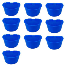 Birdcage Cup Hanging Feeder for Chicken 10 Pieces