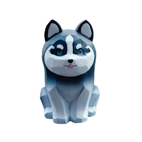 Resin Dog Statue Cartoon Style 1 Piece