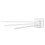 Triple Swing-Out Towel Bar Wall Mounted 3-Pole 1