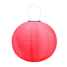 Solar Chinese Lantern Outdoor Hanging Lamp IP44 Waterproof